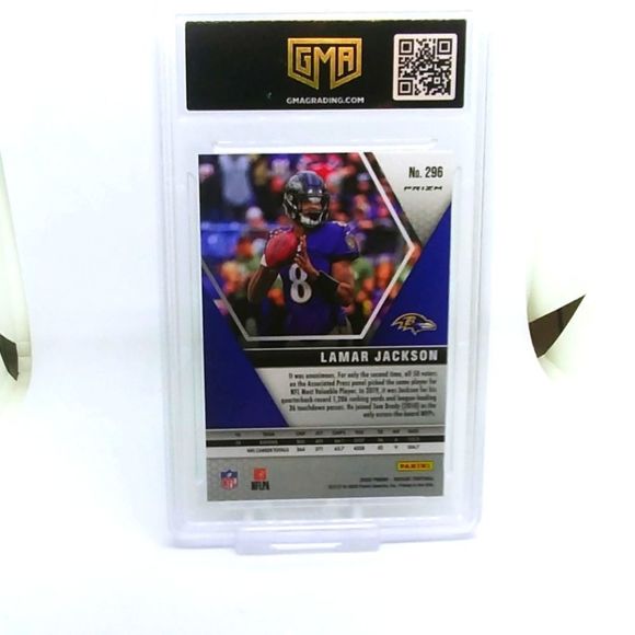 2020 Mosaic Lamar Jackson #296 GMA 10 - Picture 2 of 2